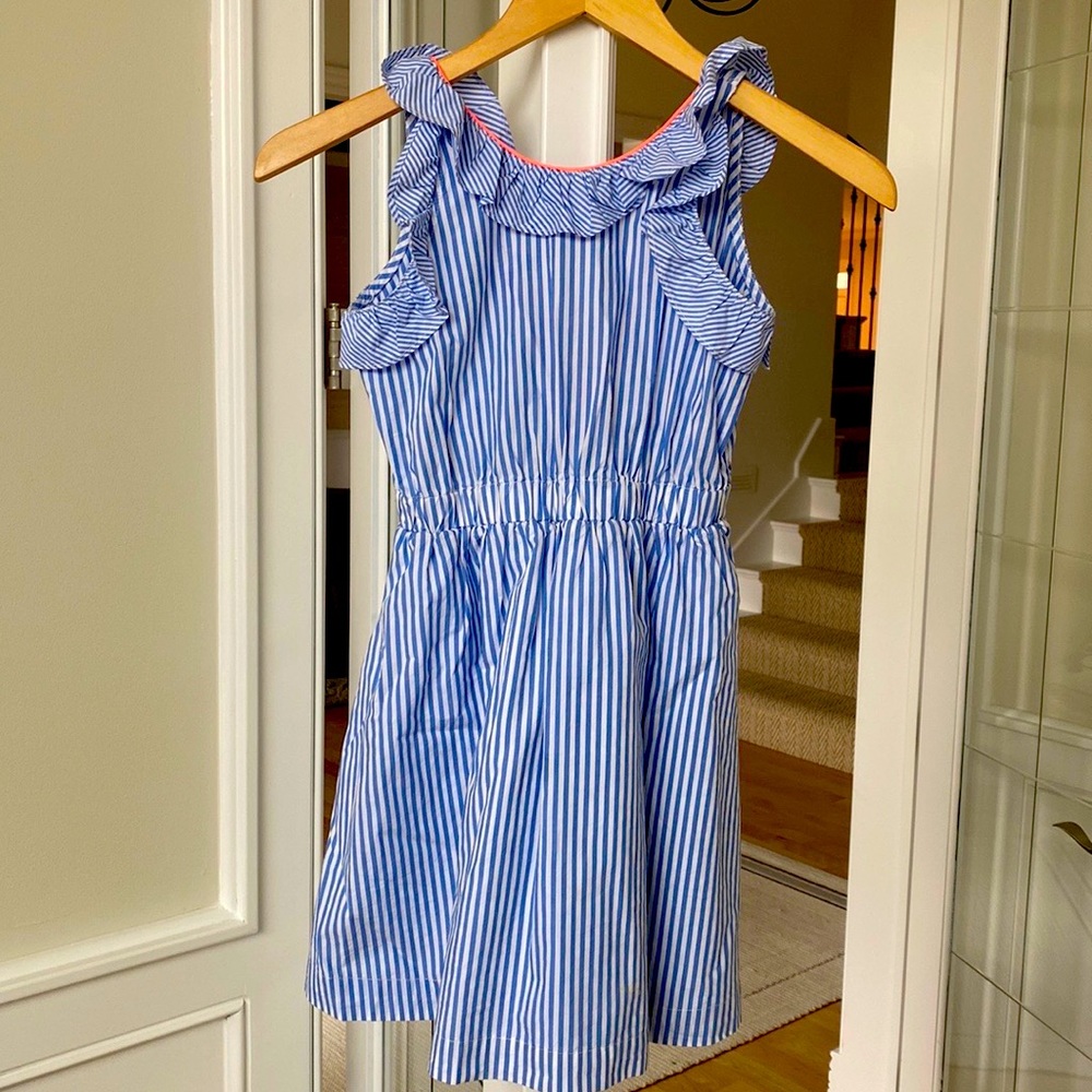 J crew searsucker size 8 girls dress